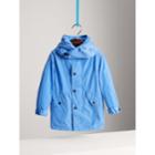 Burberry Burberry Detachable Hood Lightweight Parka Coat, Size: 14y, Blue