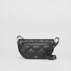 Burberry Burberry Small Quilted Lambskin Olympia Bag, Black