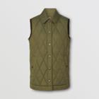 Burberry Burberry Diamond Quilted Thermoregulated Gilet, Size: S, Green