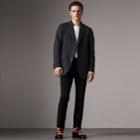 Burberry Burberry Pinstripe Wool Tailored Jacket, Size: 46r