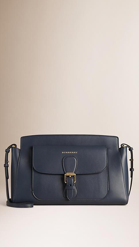 Burberry The Saddle Clutch In Bonded Leather