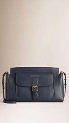 Burberry The Saddle Clutch In Bonded Leather