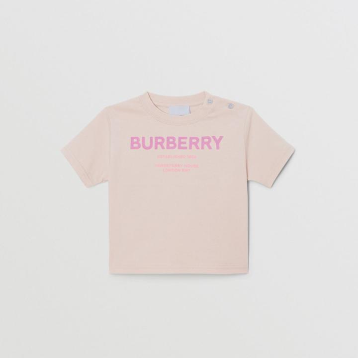Burberry Burberry Childrens Horseferry Print Cotton T-shirt, Size: 6m