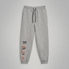 Burberry Burberry Embroidered Archive Logo Cotton Track Pants, Size: 10y, Grey