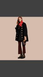 Burberry Oversize Cashmere Wool Coat