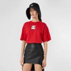 Burberry Burberry Montage Print Cotton Oversized T-shirt, Size: Xxs, Red
