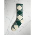 Burberry Burberry Argyle Knitted Wool Socks, Size: S-m, Green