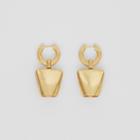 Burberry Burberry Gold-plated Cow Bell Detail Earrings