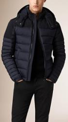 Burberry Lightweight Down Filled Technical Puffer Jacket
