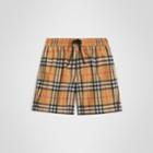 Burberry Burberry Childrens Vintage Check Swim Shorts, Size: 12y, Yellow