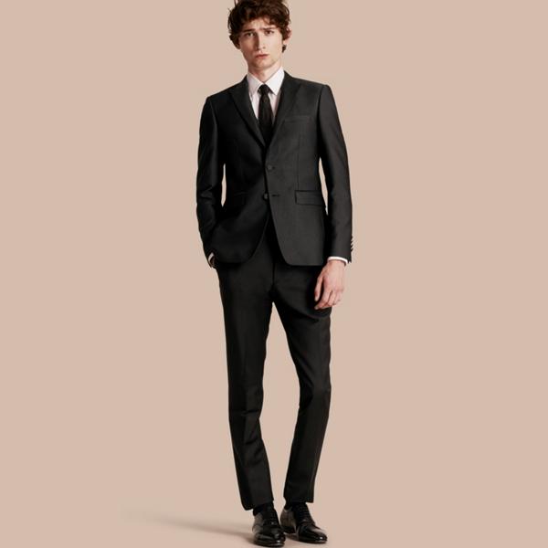 Burberry Slim Fit Half-canvas Evening Jacquard Jacket