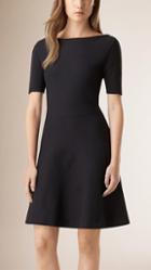 Burberry Boat-neck A-line Dress