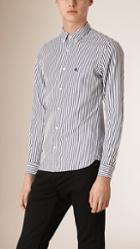 Burberry Brit Oxford Stripe Cotton Shirt