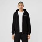 Burberry Burberry Logo Print Vintage Check Panel Cotton Hooded Top, Size: Xl, Black