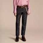 Burberry Slim Fit Floral Jacquard Jeans