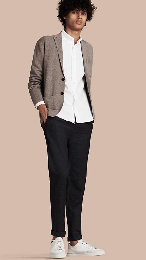 Burberry Wool Cashmere Knitted Jacket