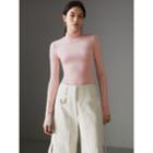 Burberry Burberry Stretch Modal Silk Turtleneck Top