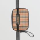 Burberry Burberry The 1983 Check Link Bum Bag With Leather Trim, Black