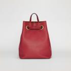 Burberry Burberry The Leather Grommet Detail Backpack, Red