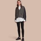 Burberry Burberry Two-tone Cashmere Cardigan With Ribbed Detail, Grey