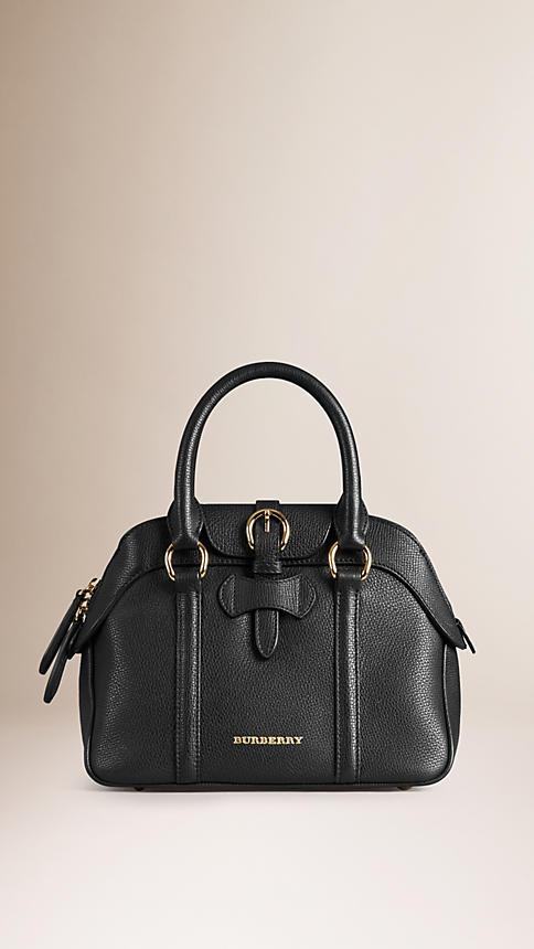 Burberry Small Leather Bowling Bag