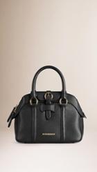 Burberry Small Leather Bowling Bag