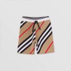 Burberry Burberry Childrens Icon Stripe Merino Wool Blend Shorts, Size: 12y