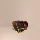 Burberry Burberry Snakeskin Intarsia Waist Belt, Size: 90, Pink
