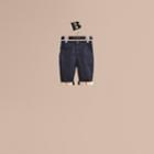 Burberry Burberry Check Cuff Chinos, Size: 2y, Blue