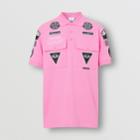 Burberry Burberry Badge Appliqu Cotton Piqu Oversized Polo Shirt, Size: M