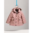 Burberry Burberry Detachable Hood Quilted Jacket, Size: 12m, Pink