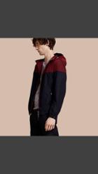 Burberry Colour Block Technical Jacket With Hood