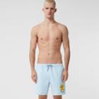Burberry Burberry Monster Graphic Drawcord Swim Shorts, Size: L