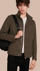 Burberry Packaway Hood Cotton Gabardine Jacket