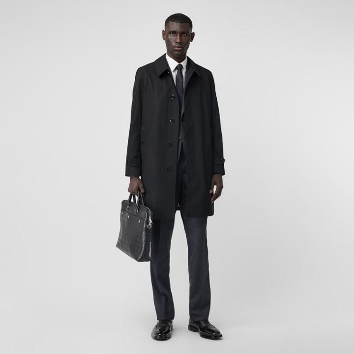 Burberry Burberry The Pimlico Car Coat, Size: 40, Black