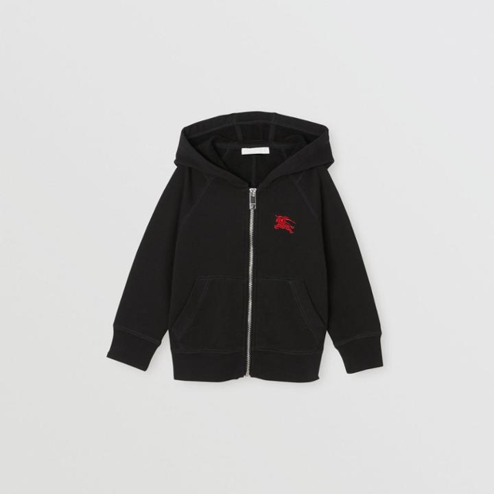 Burberry Burberry Childrens Cotton Jersey Hooded Top, Size: 14y, Black