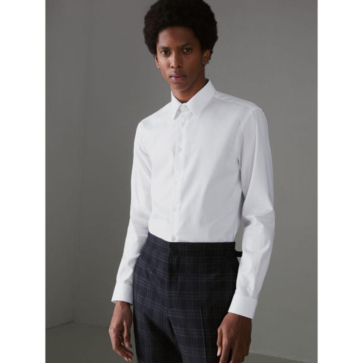 Burberry Burberry Modern Fit Cotton Shirt, Size: 15.5
