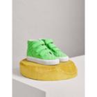 Burberry Burberry Quilted High-top Sneakers, Size: 30, Green