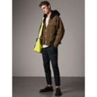 Burberry Burberry Detachable Hood Quilted Cotton Bomber Jacket, Size: 40, Green