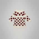 Burberry Burberry Heart And Spot Intarsia Cashmere Sweater Dress, Size: 3y, White