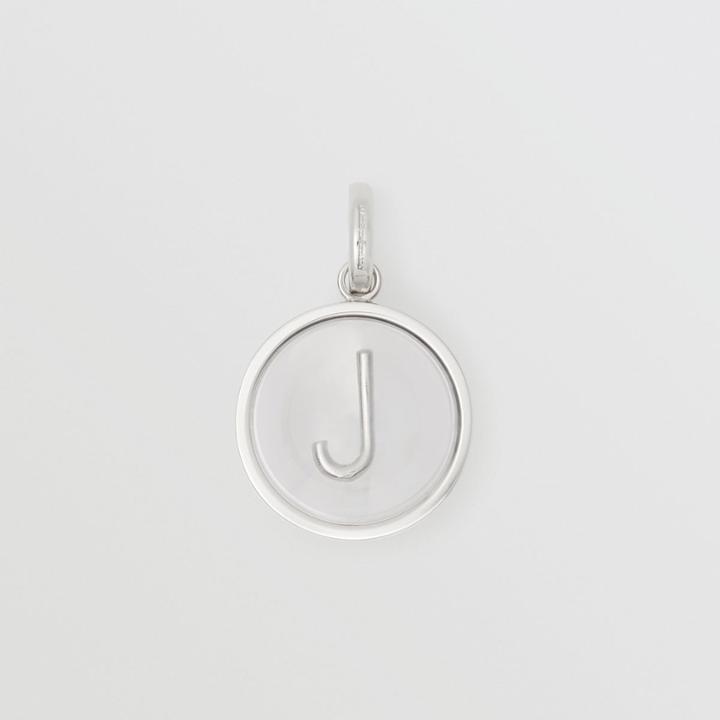 Burberry Burberry Marbled Resin 'j' Alphabet Charm, Brown