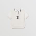 Burberry Burberry Childrens Monogram Motif Technical Knitted Polo Shirt, Size: 12m