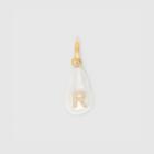Burberry Burberry 'r' Crystal And Resin Pearl Letter Charm - Online Exclusive