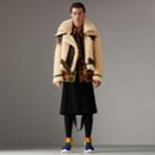 Burberry Burberry Reissued 2010 Shearling Aviator, Size: 38
