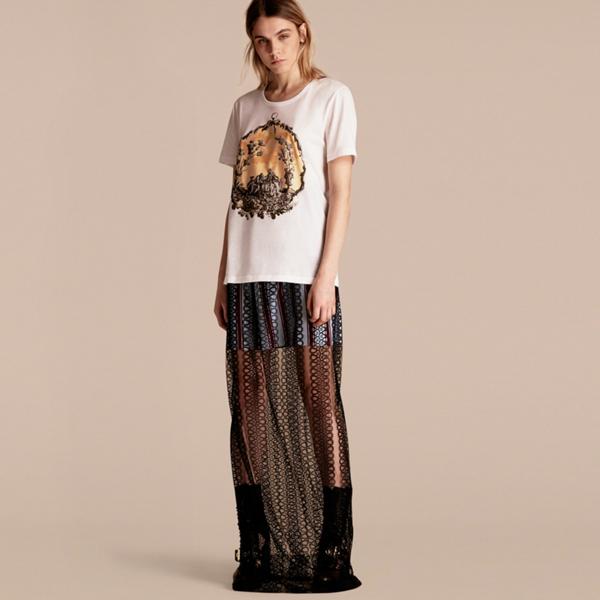 Burberry Wallpaper Print Cotton T-shirt