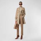 Burberry Burberry The Short Islington Trench Coat, Size: 08, Yellow