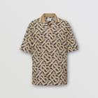 Burberry Burberry Short-sleeve Monogram Print Cotton Shirt - Unisex, Beige