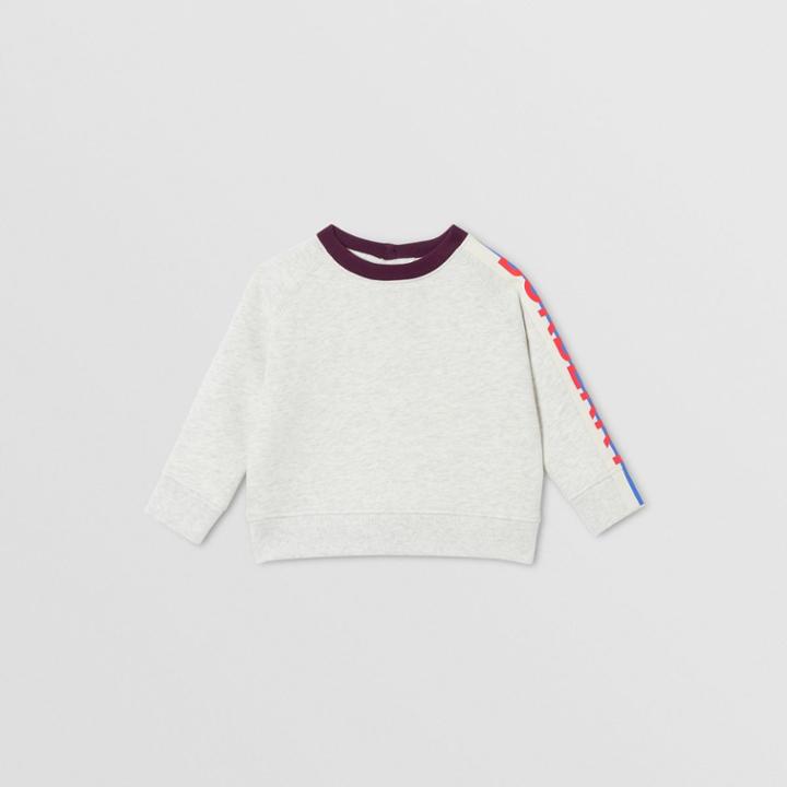 Burberry Burberry Childrens Logo Print Jersey Sweatshirt, Size: 2y, White