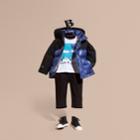 Burberry Burberry Two-tone Down-filled Jacket, Size: 12m, Blue