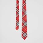 Burberry Burberry Classic Cut Vintage Check Silk Tie, Red